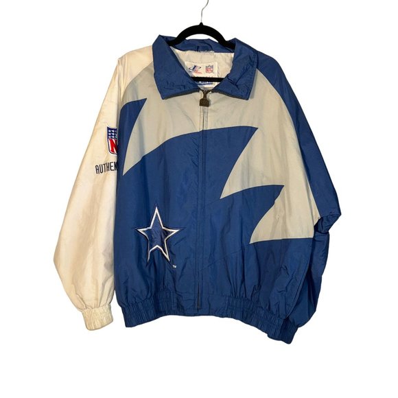 Vintage Dallas Cowboys Jacket Logo Athletic Sharktooth - Picture 1 of 3